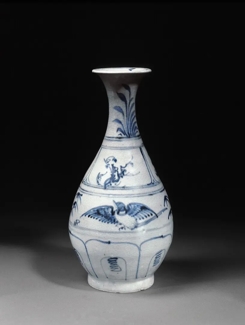 Vaso – Vietname, Grés, cobalto sob o vidrado, Dinastia Le So, séc. XV/XVI