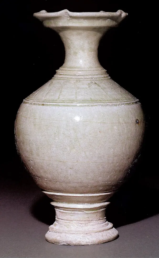 Pedestal Jar – Cambodia, Stoneware, glazed, Khmer, Angkor period, 11th c.