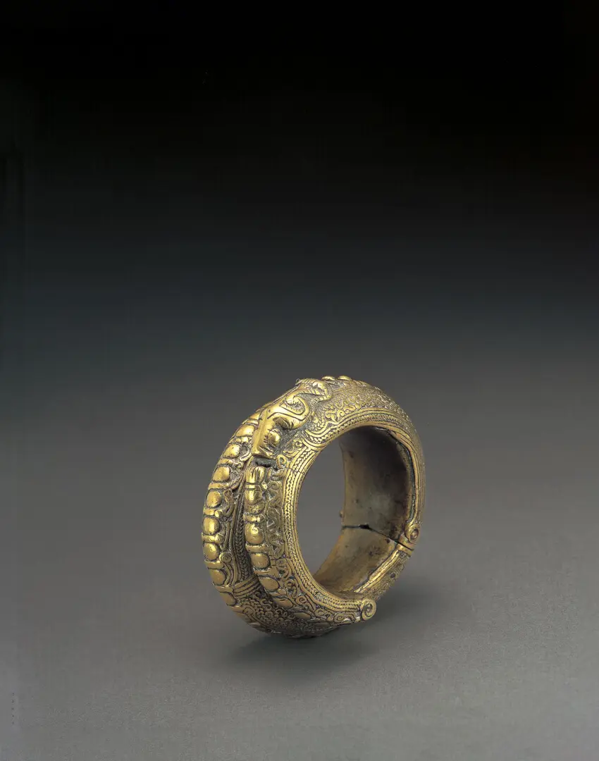 Pulseira (Golang Gajah Dompak) – Indonésia / Timor, Latão, Toba Batak, North Sumatra., Séc. XIX