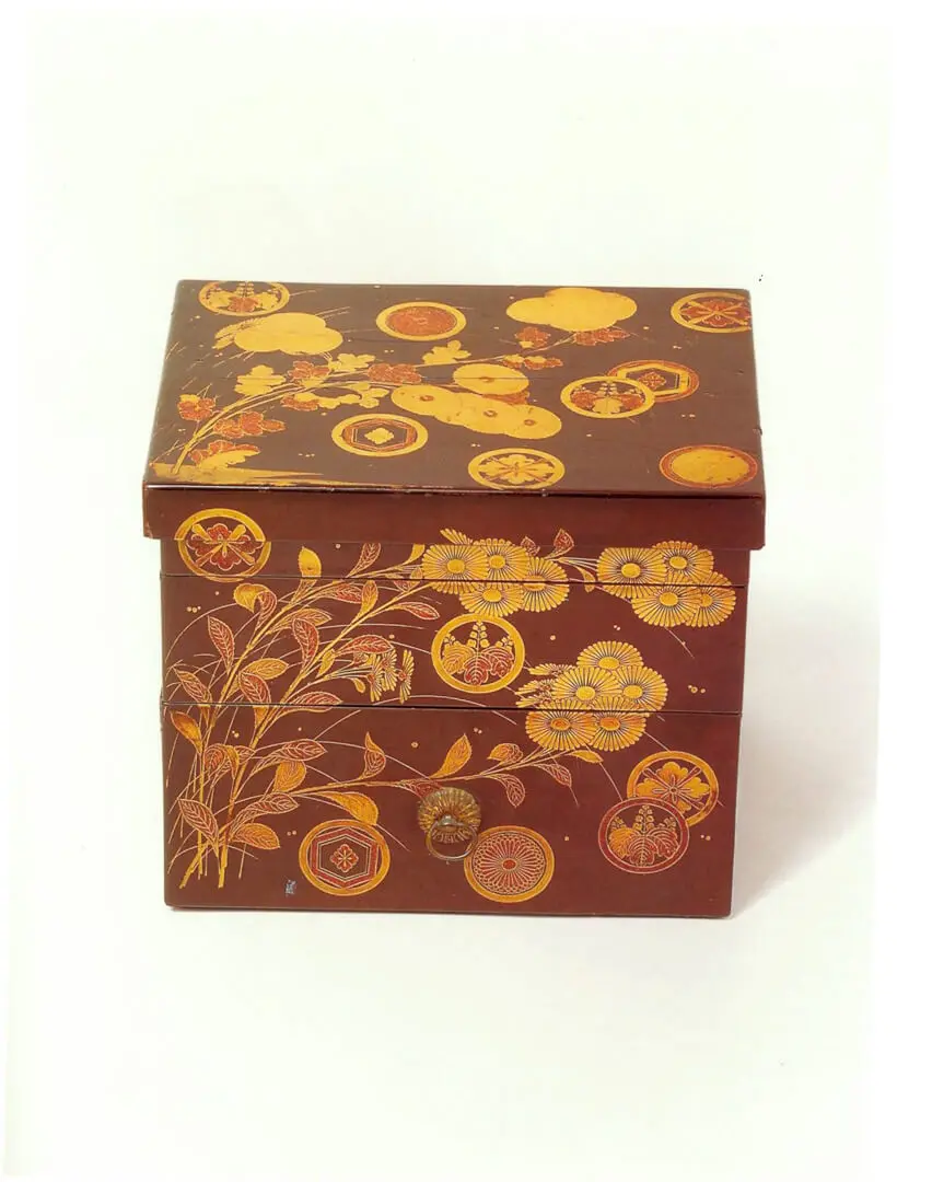 Food container (Kashiki) – Japan, Wood, Kodai-ji lacquer, gold, copper, Momoyama-Edo Period, 16th century (late)
