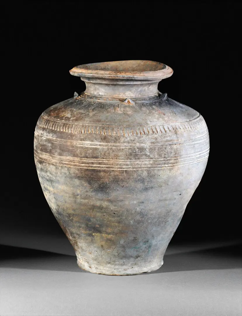 Pote – Tailândia, Grés, não vidrado, Suphanburi, Séc. XIII (final) –séc. XIV