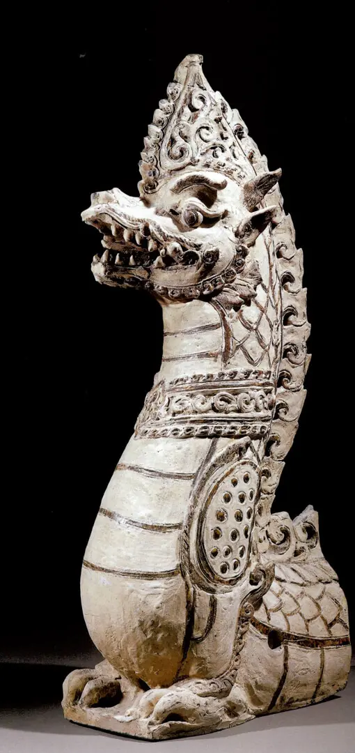 Makara finial – Thailand, Grés, vidrado, Sawankhalok, 16th c.