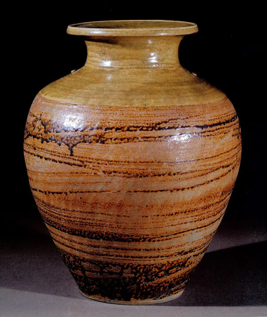 Pote – Tailândia, Grés, vidrado, Sankampaeng, séc. XIV ou anterior