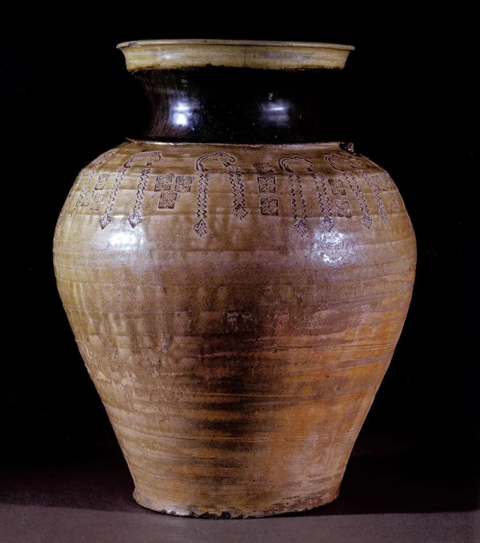 Jar – Thailand, Stoneware, glazed, Phayao, 14th c. or earlier