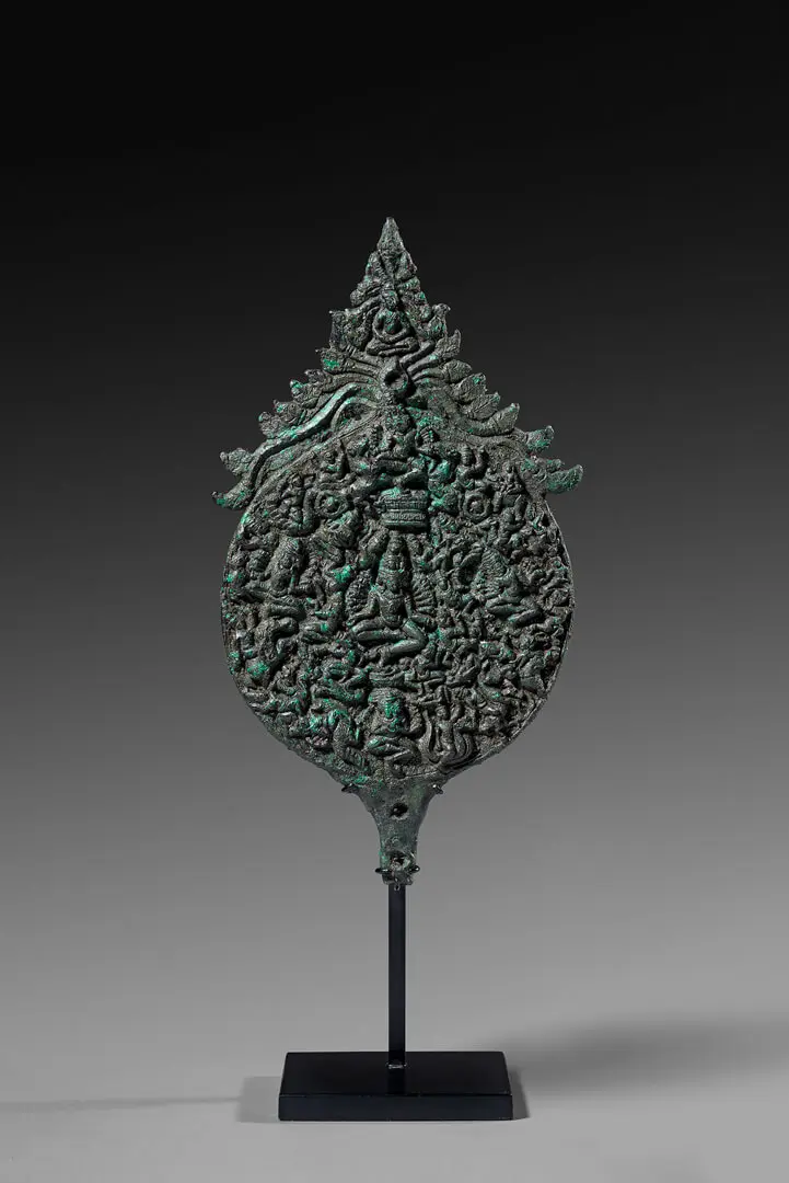 Mandala – Camboja, Bronze, Khmer, Período Angkor, estilo Bayon, Séc. XII/ XIII