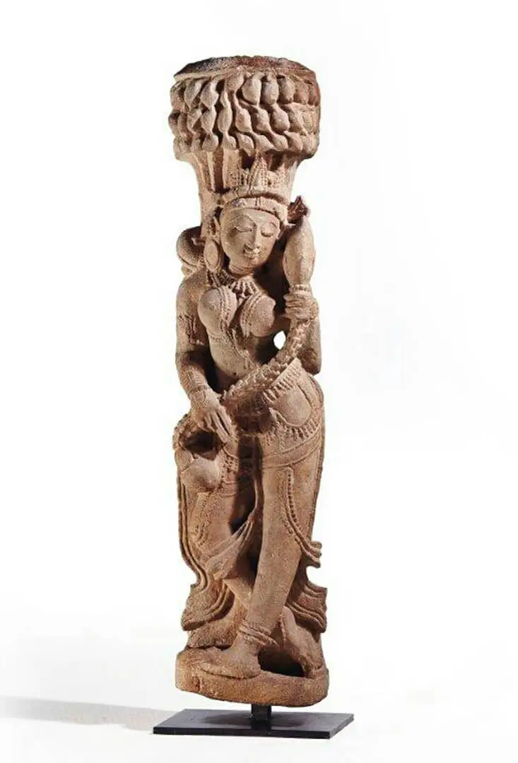Celestial beauty (Surasundari) – India, Sandstone, Central India, 11th c.