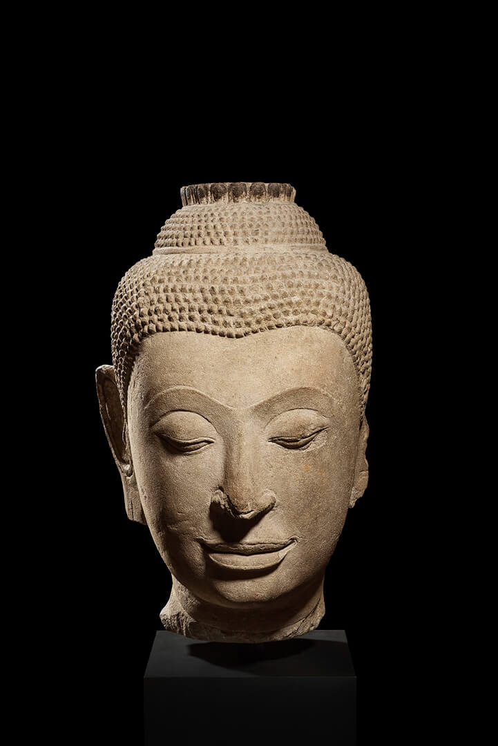 Cabeça de Buda Shakyamuni