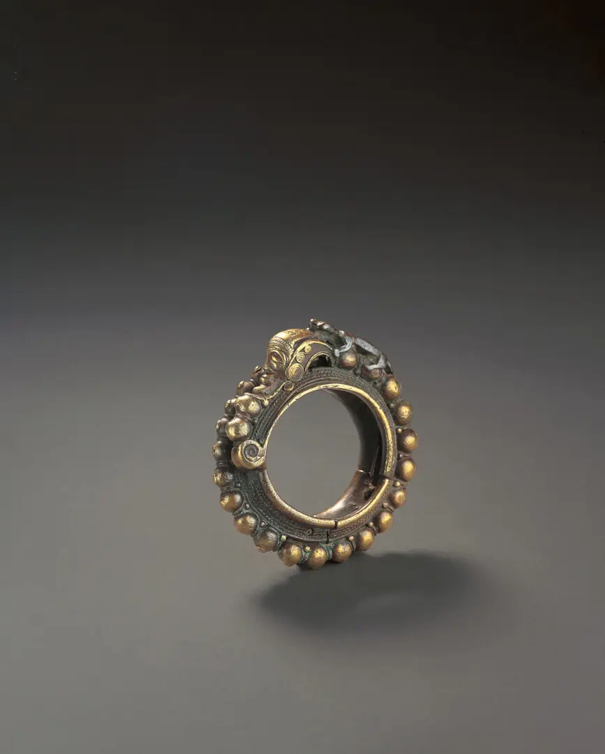 Pulseira (Golang Gajah Dompak) – Indonésia / Timor, Latão, cobre, Toba Batak, Sumatra Norte, Séc. XIX
