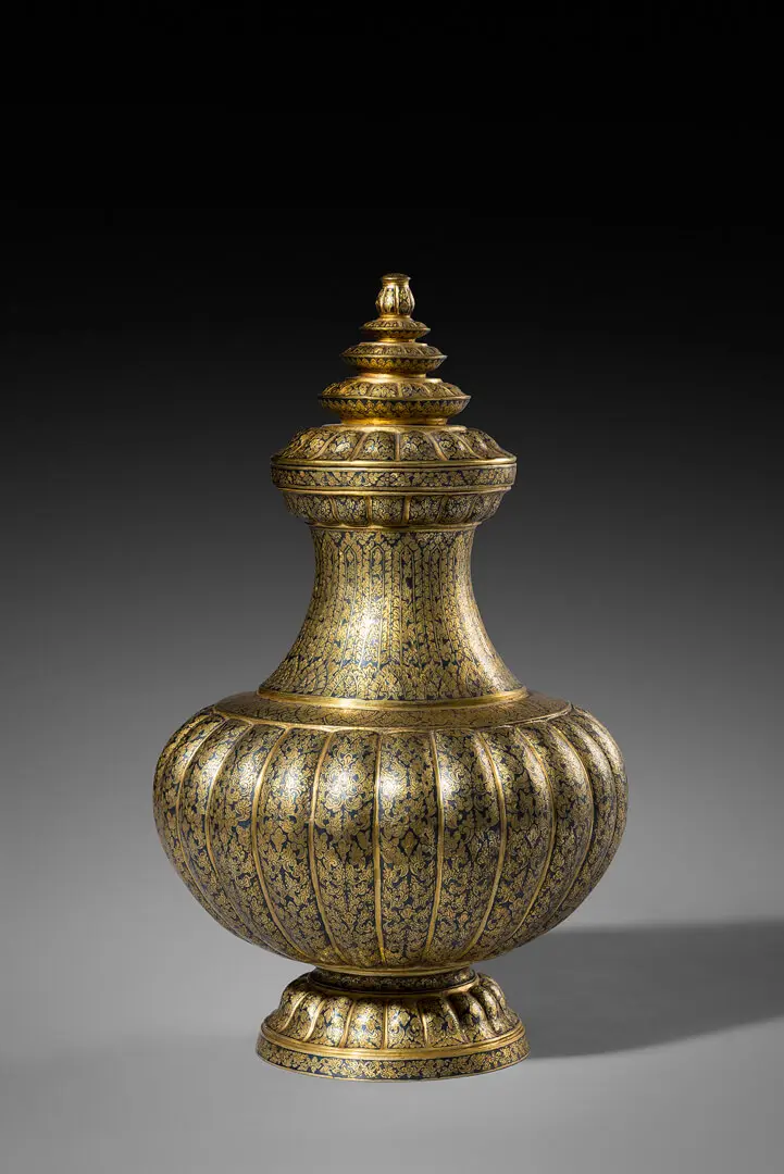 Ceremonial jar – Thailand, Silver, gold, “niello” technique, Rattanakosin period, 19th c. (mid)