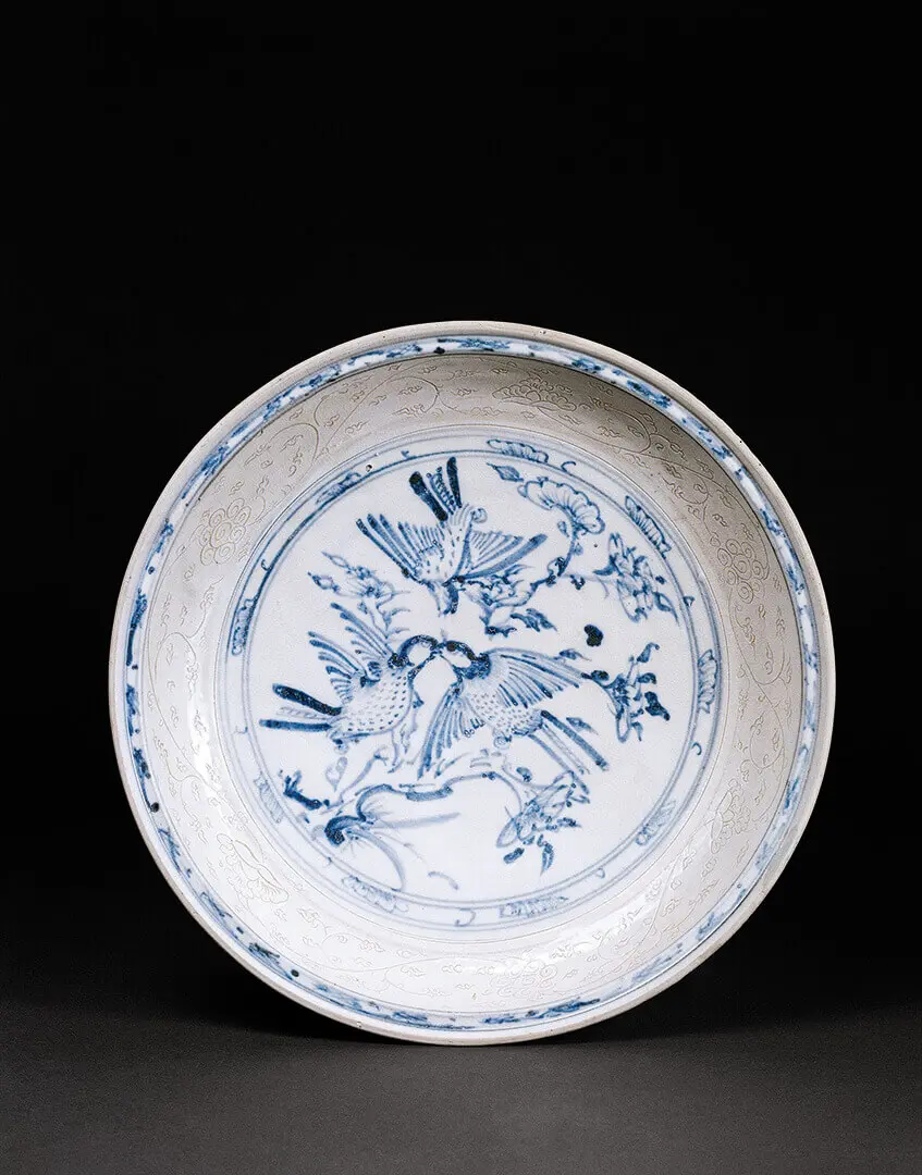 Dish – Vietnam, Stoneware, cobalt underglaze, Le So dynasty, 15th/16th c.