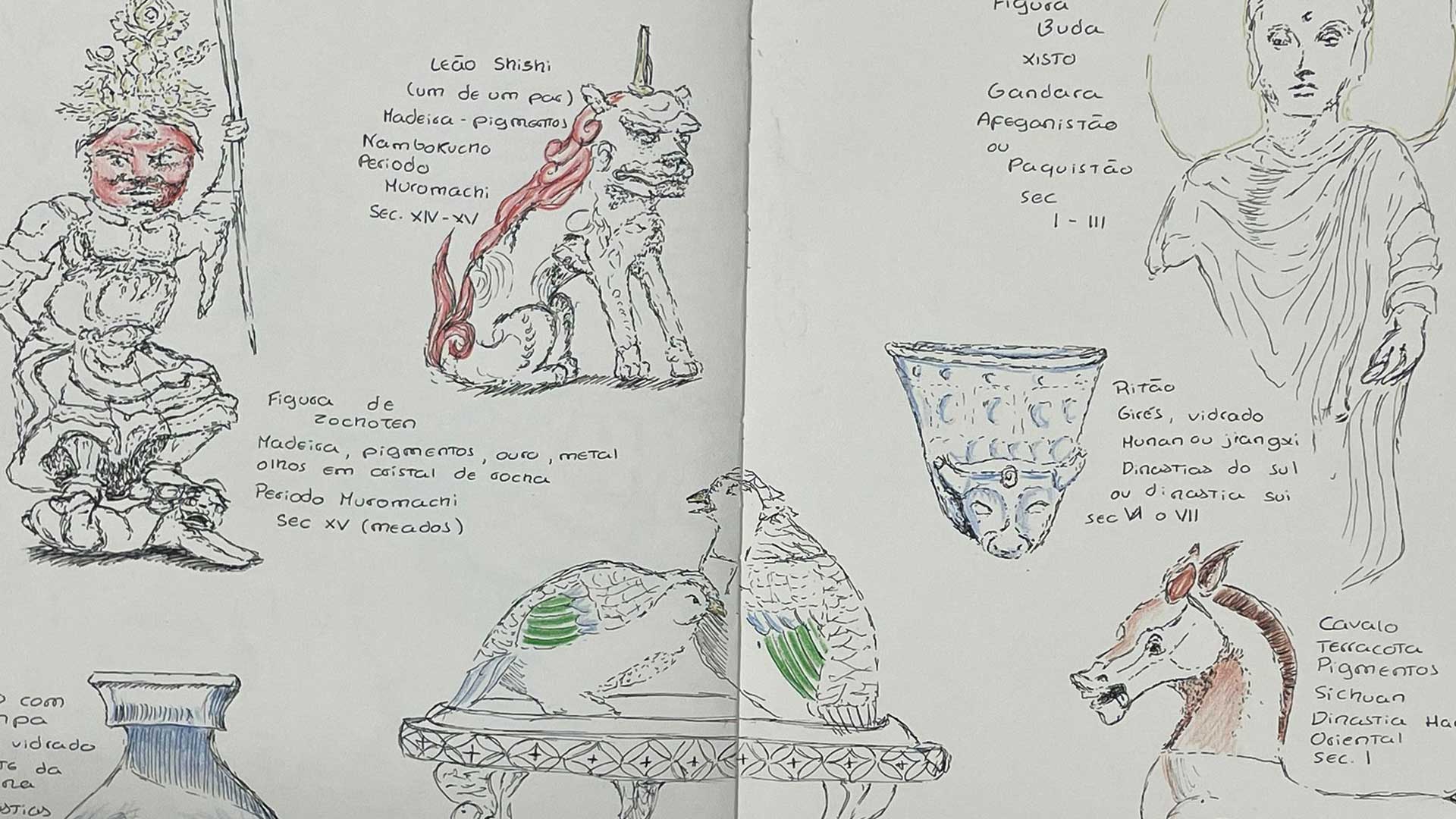 santa-doroteia-05 Peça de arte desenhada em papel