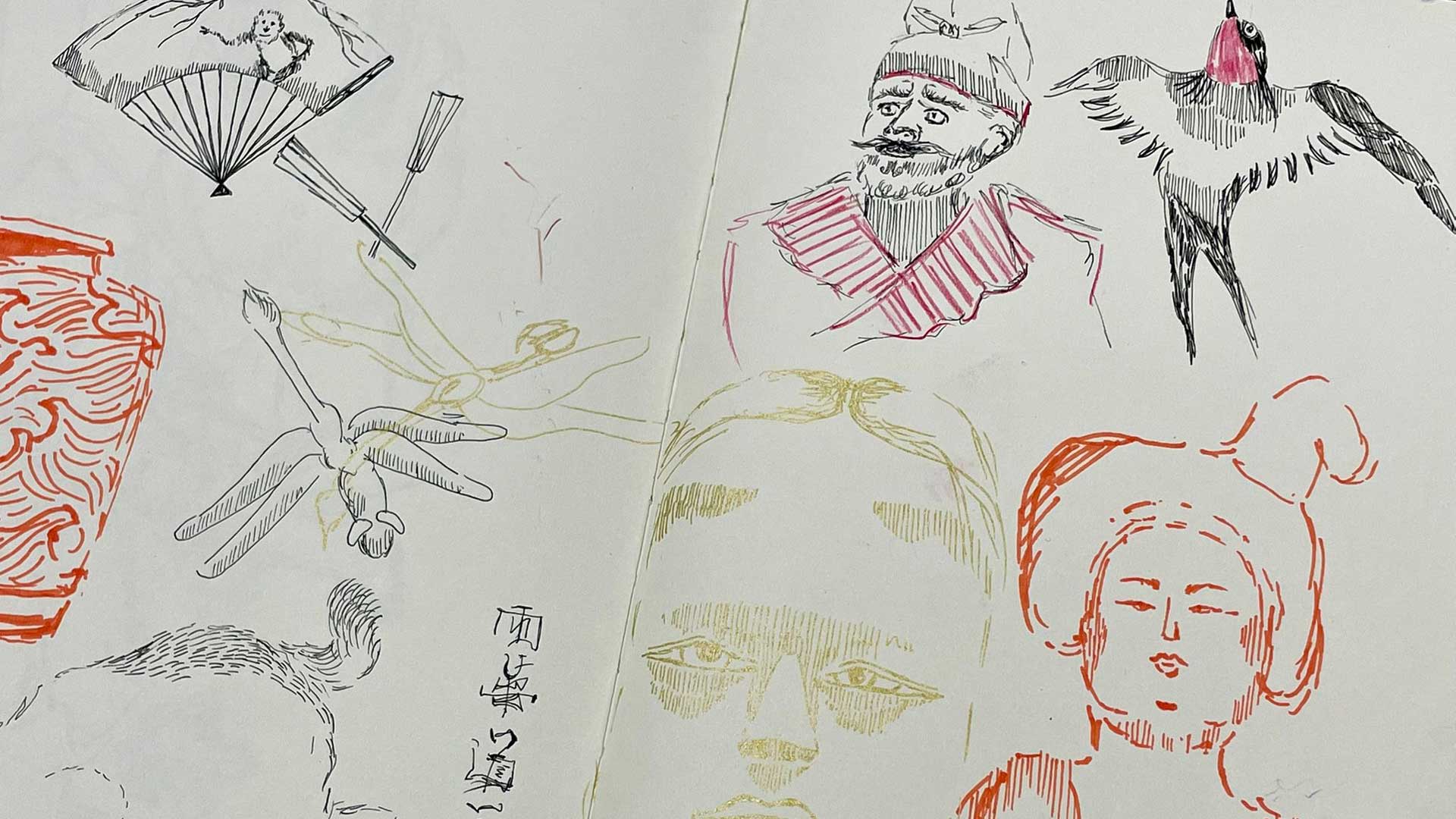 santa-doroteia-06 Peça de arte desenhada em papel