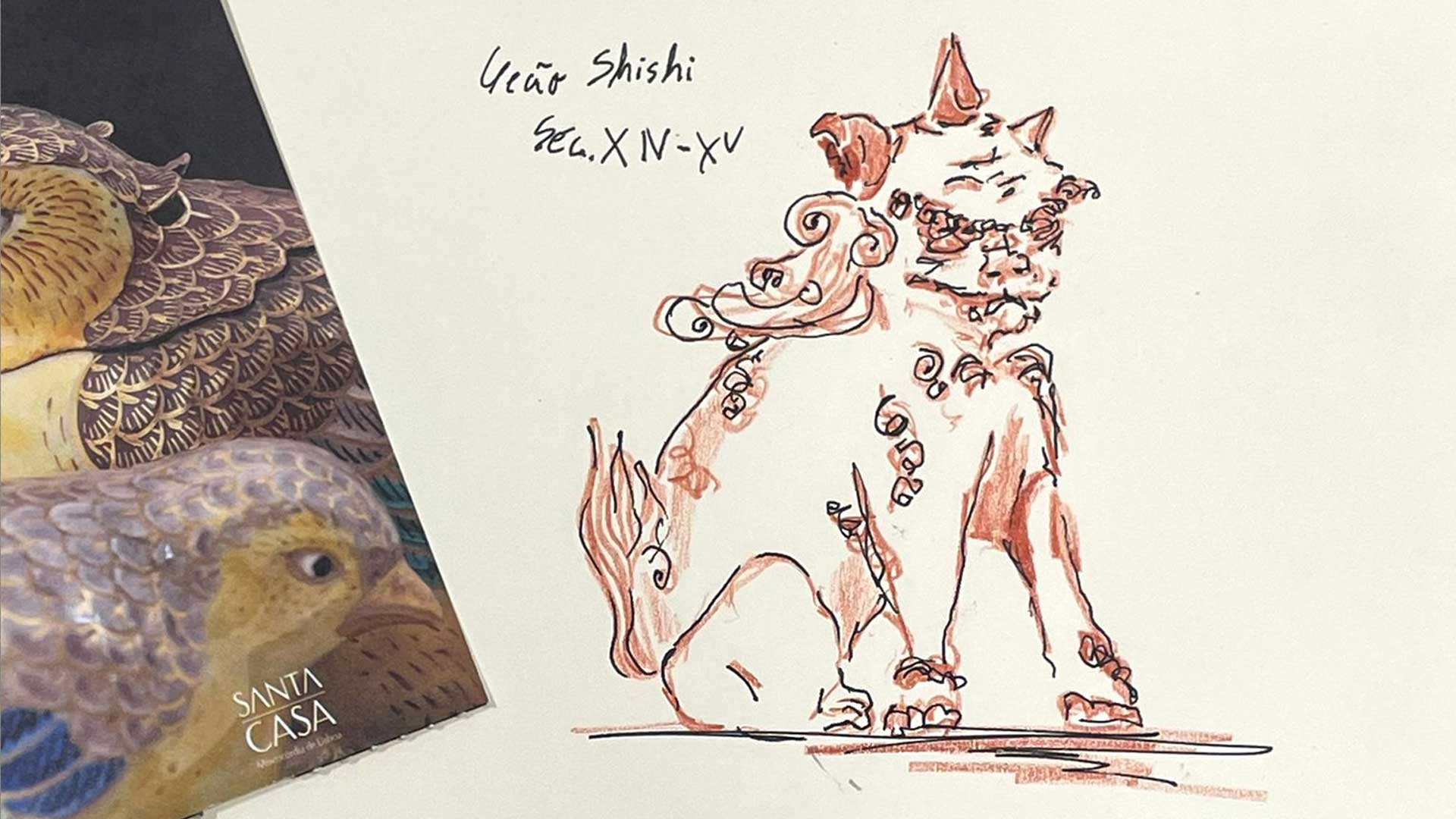 santa-doroteia-07 Peça de arte desenhada em papel